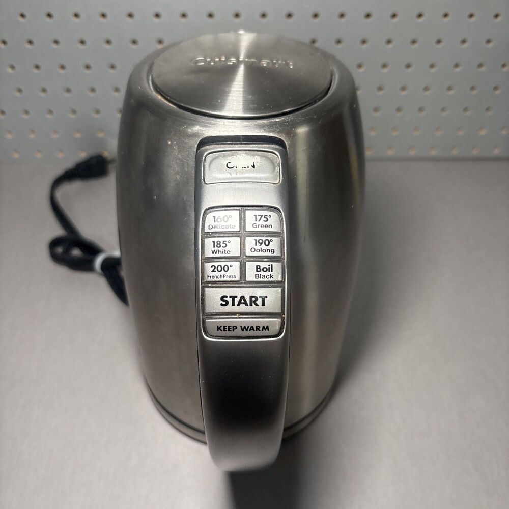 Cuisinart CPK-17(DL) Programmable Kettle 1.7L Stainless Steel Electric Hot Water - Picture 4 of 12